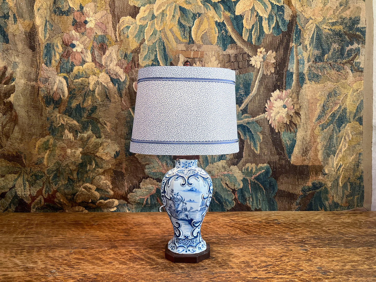 Blue & White Lamps