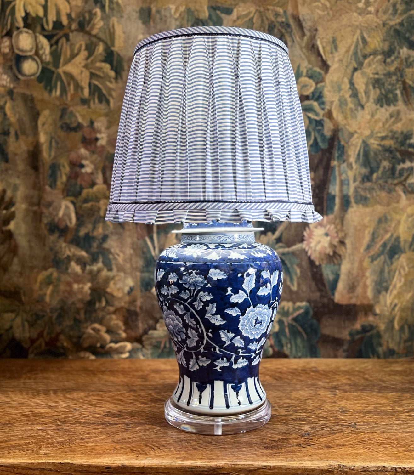 Blue & White Lamps