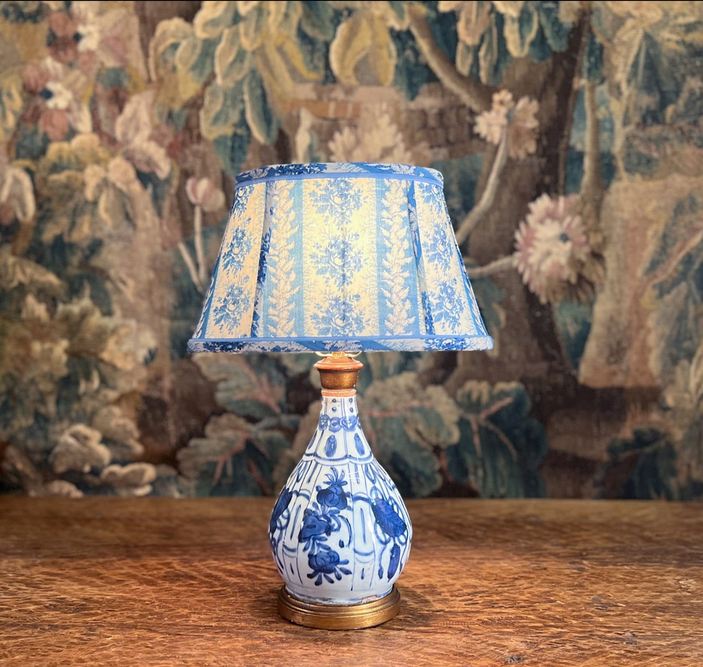 Blue & White Lamps