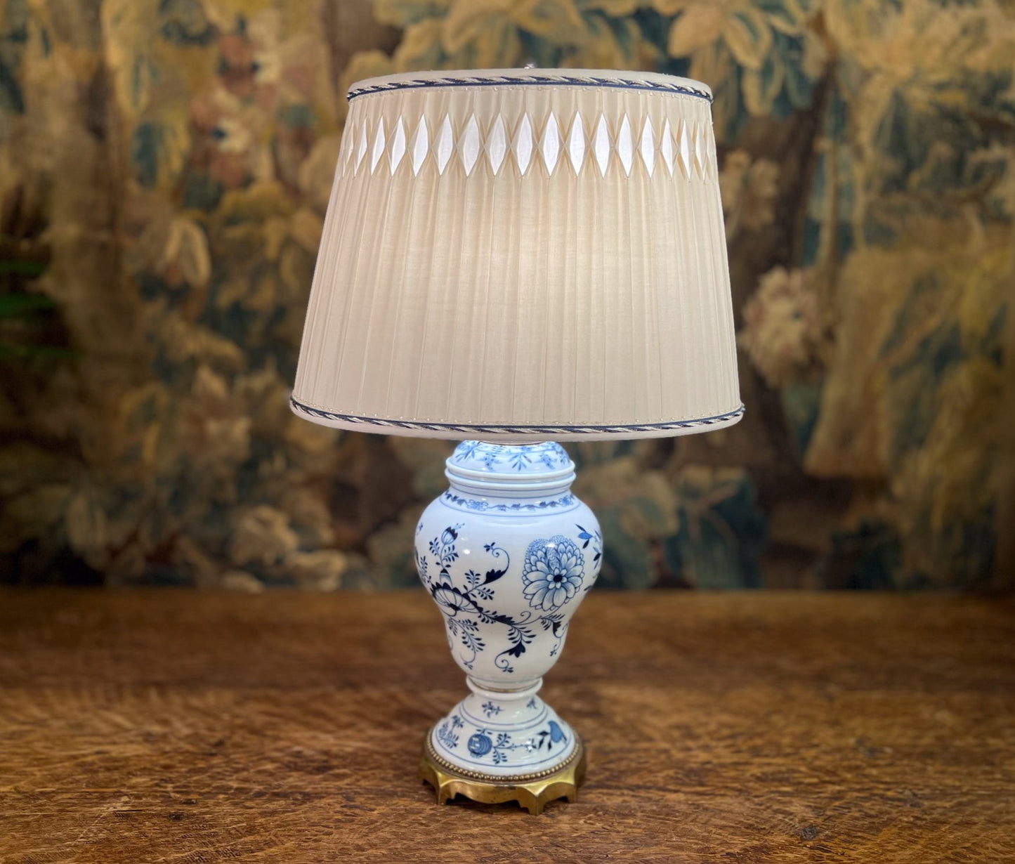 Blue & White Lamps