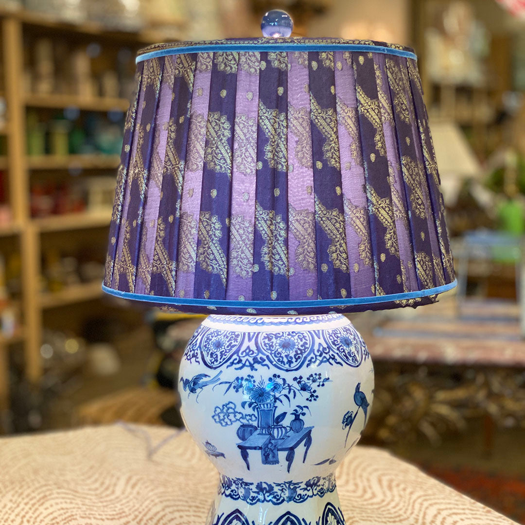 Blue & White Lamps