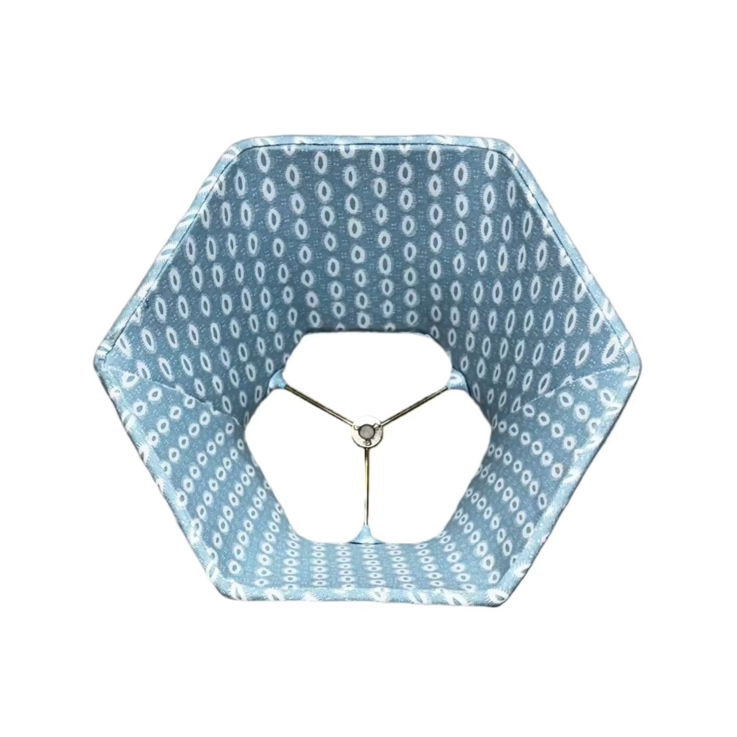 Custom Pleated Hexagonal Shade