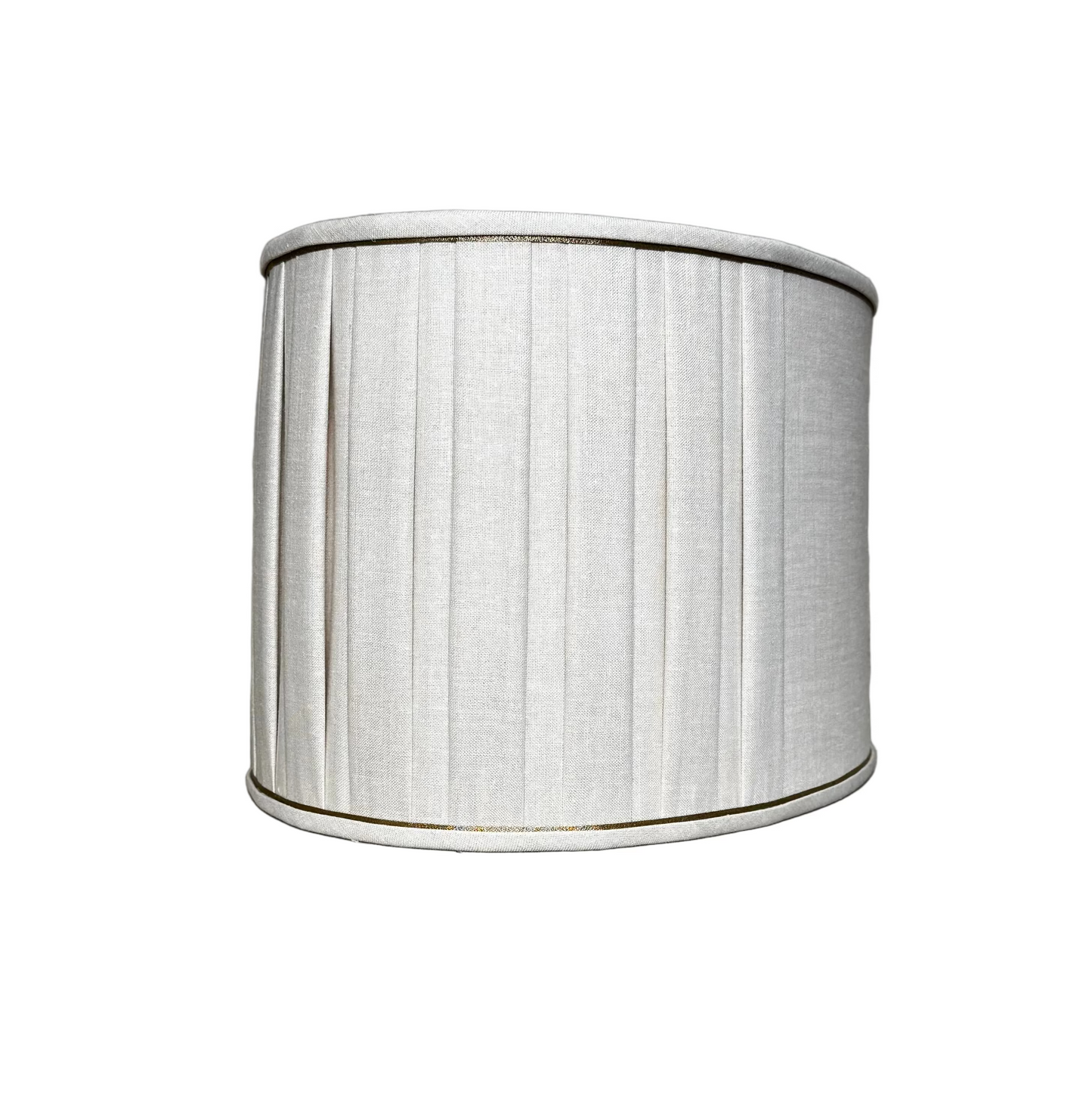 Custom Pleated Oval Shade