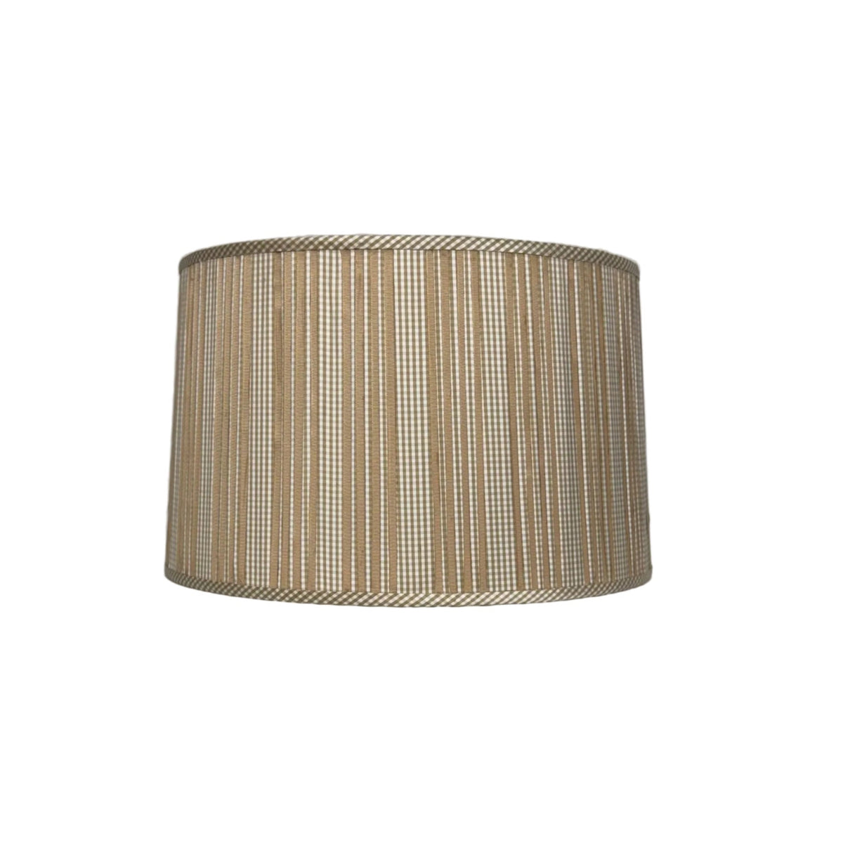 Alternating Overlapping Flat Pleat Shade