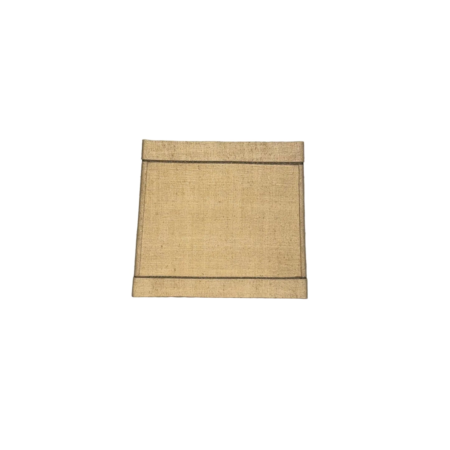 Tapered Rectangle in Raw Silk