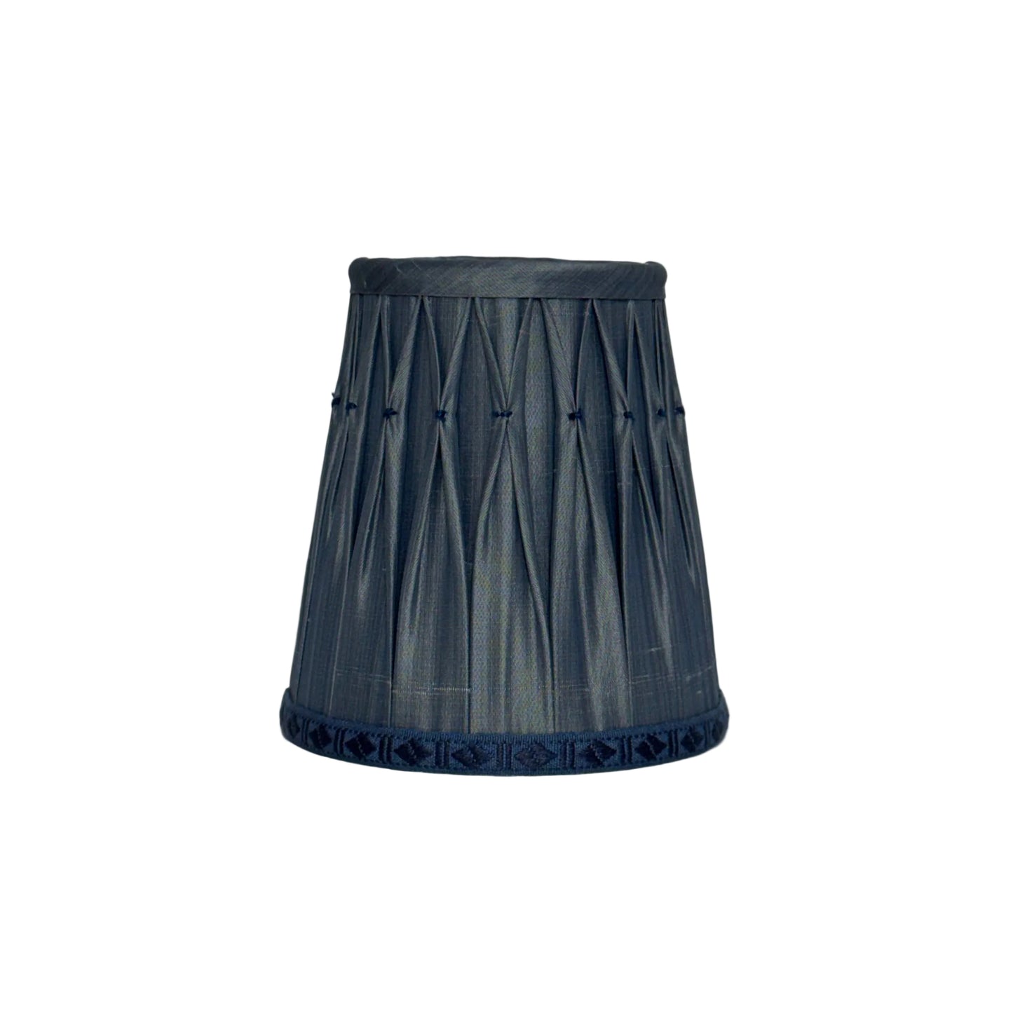 Blue Top Smock Sconce Shade