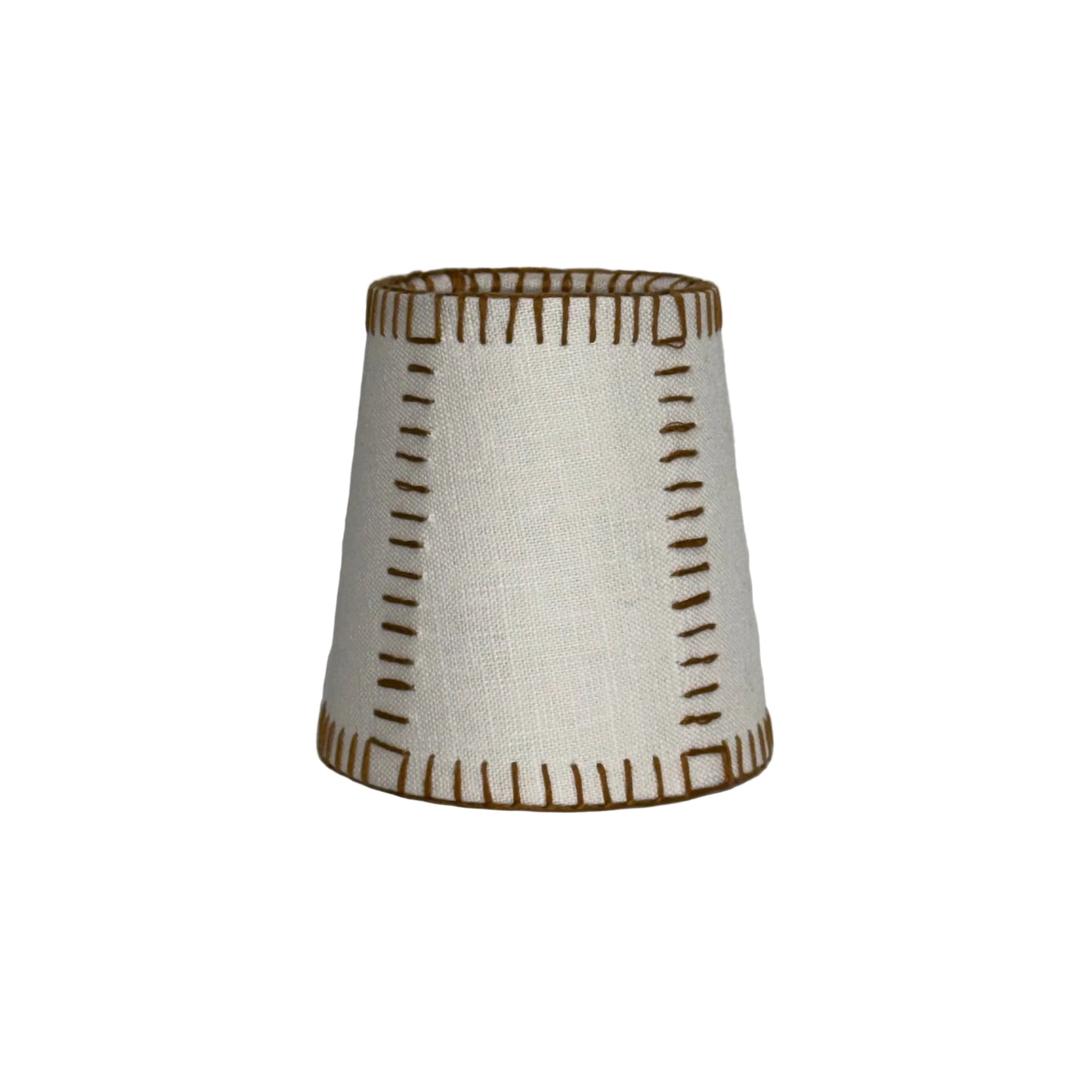 Blanket Stitched Chandelier Shade