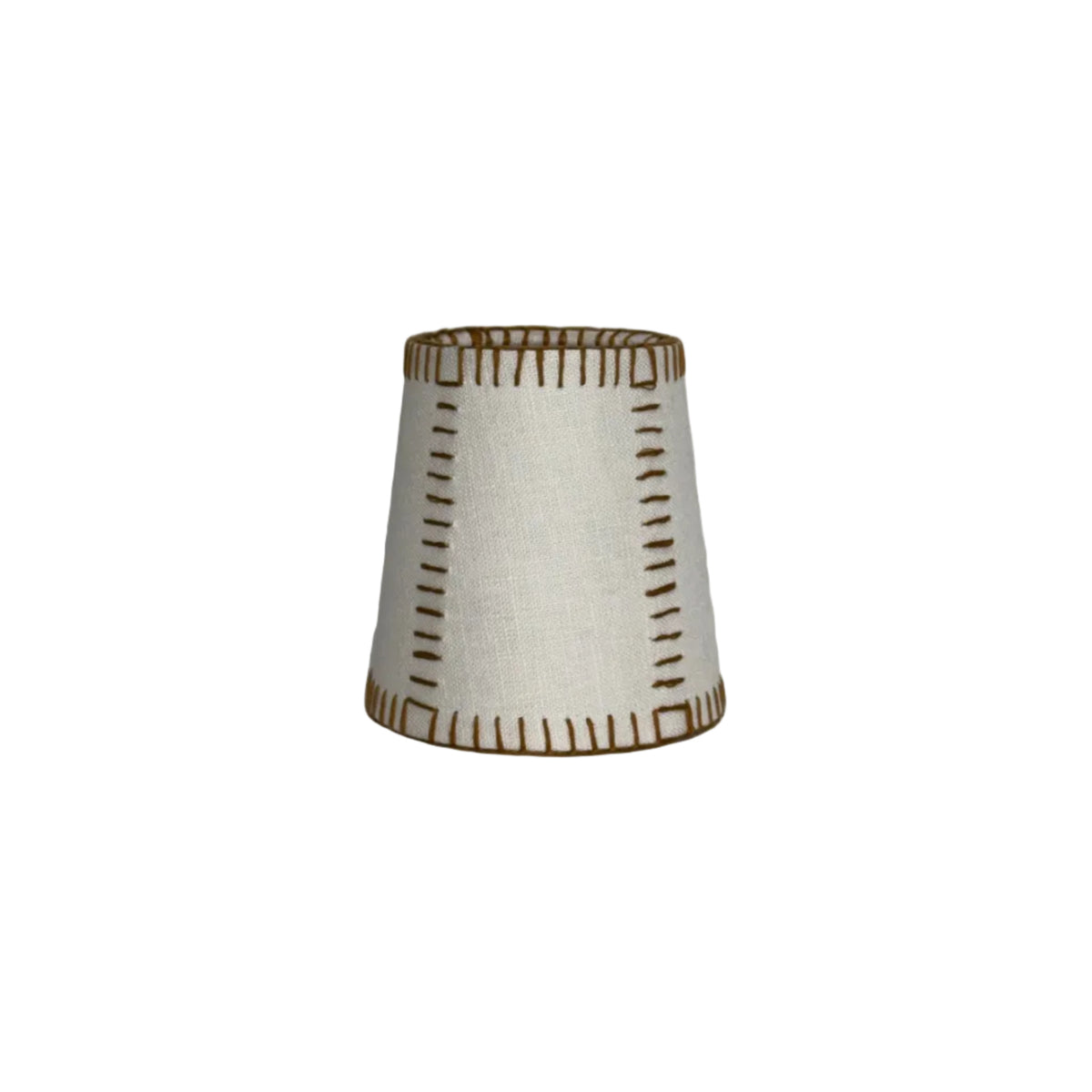 Blanket Stitched Chandelier Shade