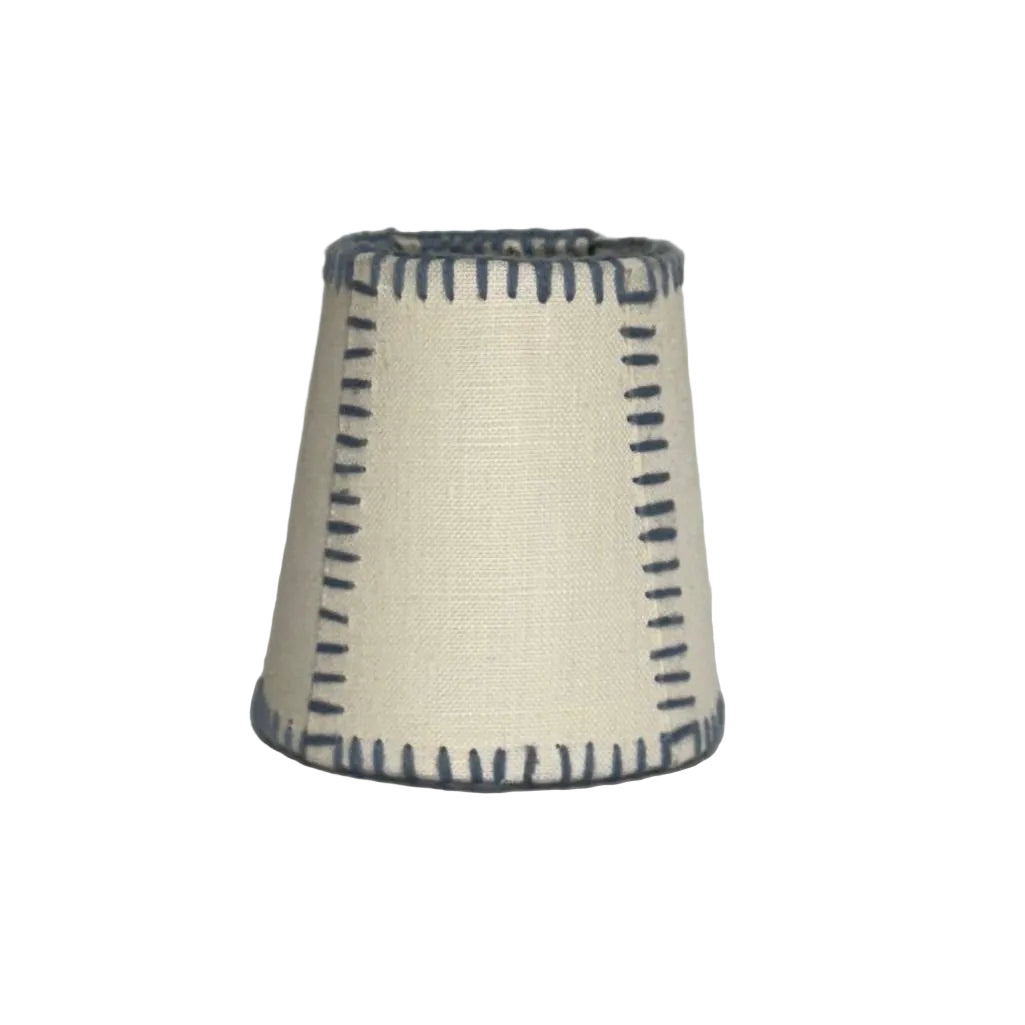 Blanket Stitch Chandelier Shade