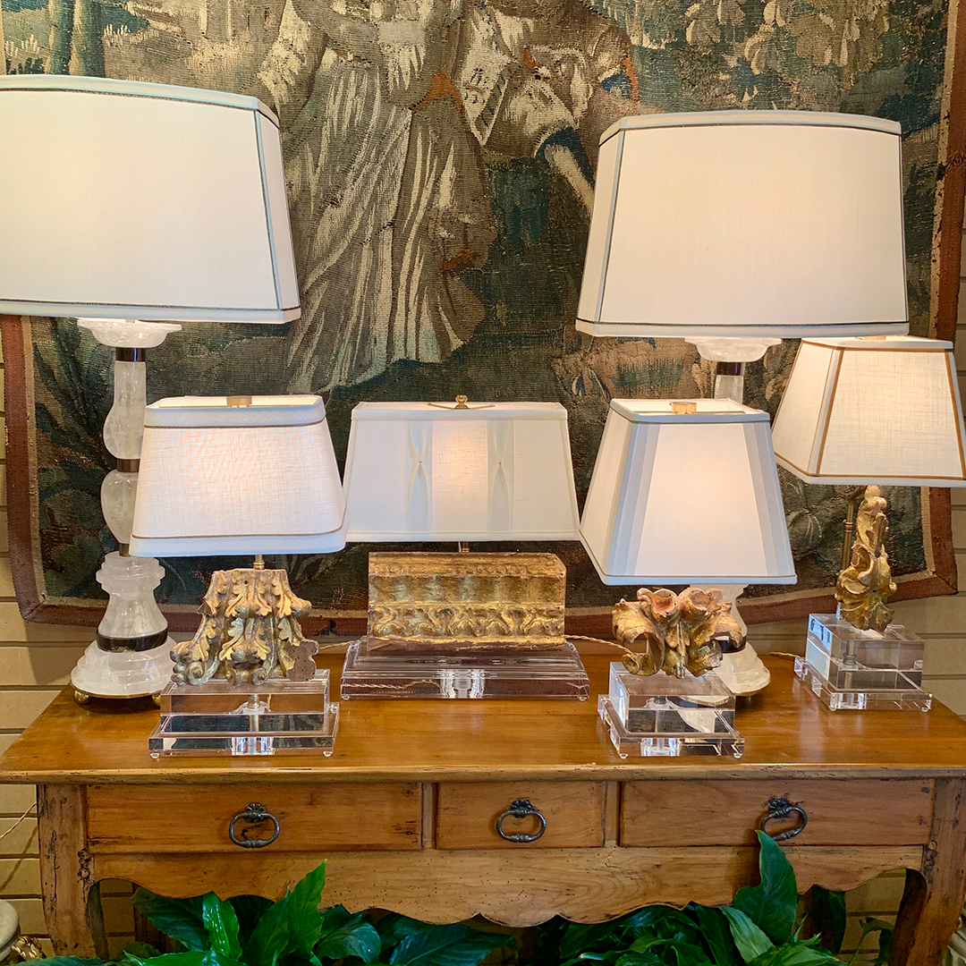 Giltwood & Fragment Lamps