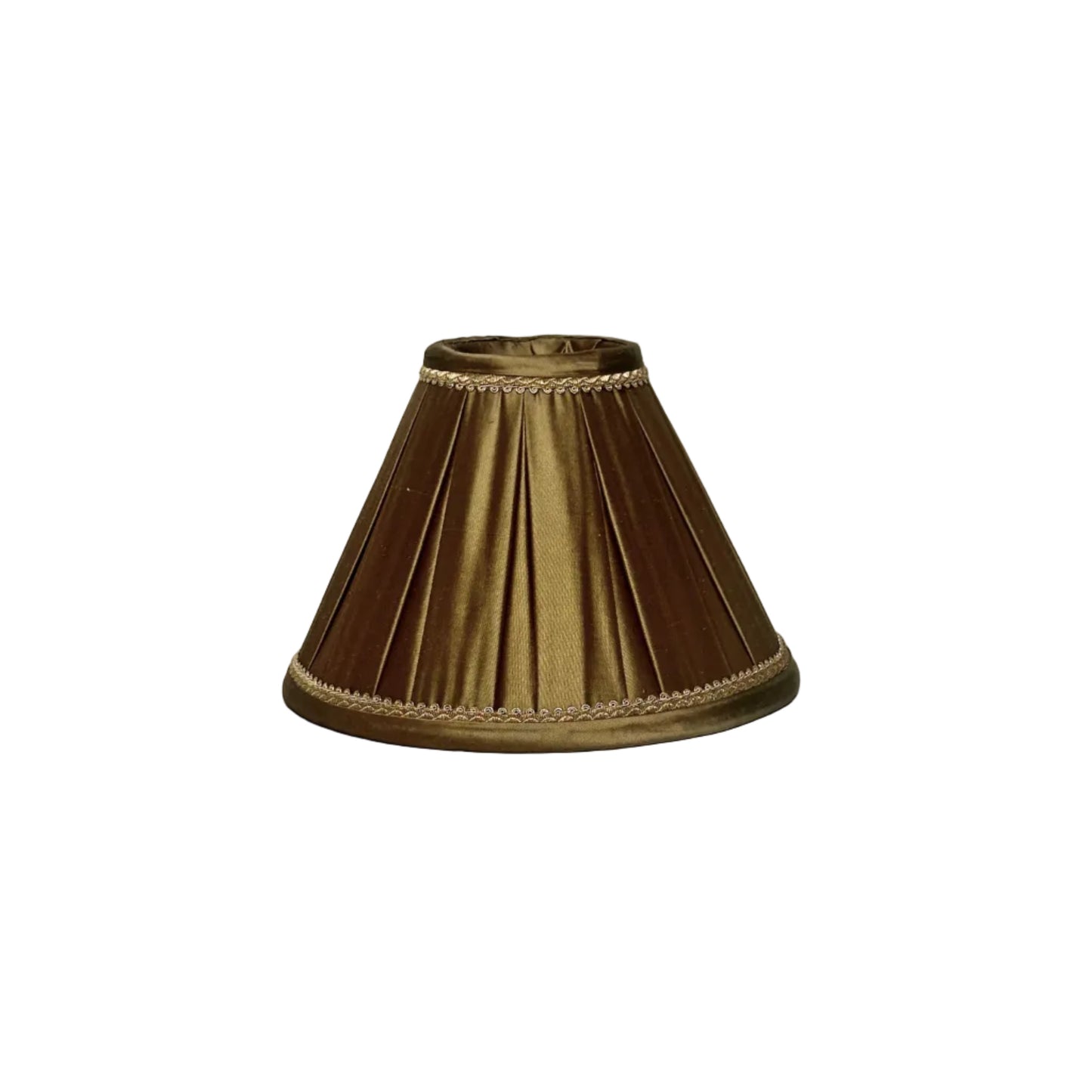 Custom Pewter Taffeta Shade