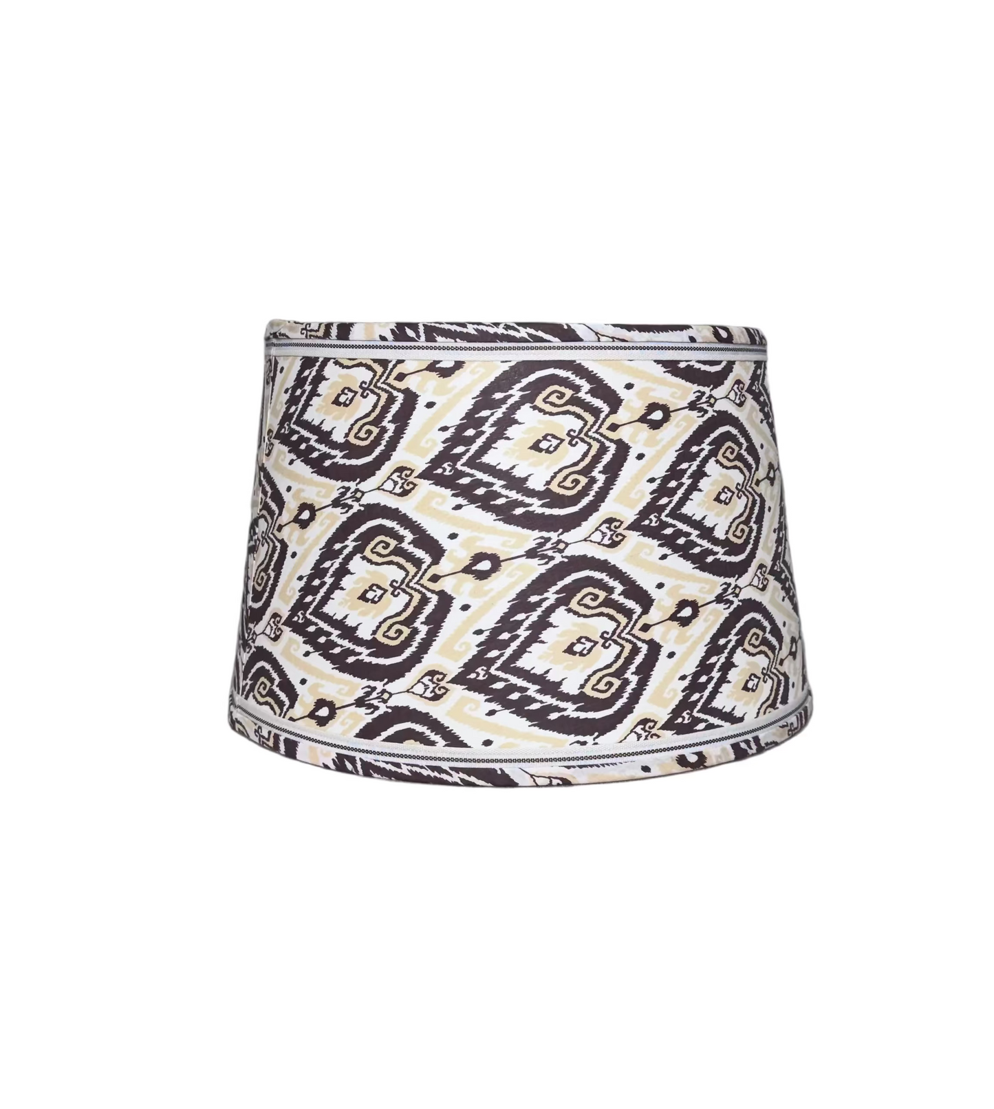 Brown & White Ikat Shade