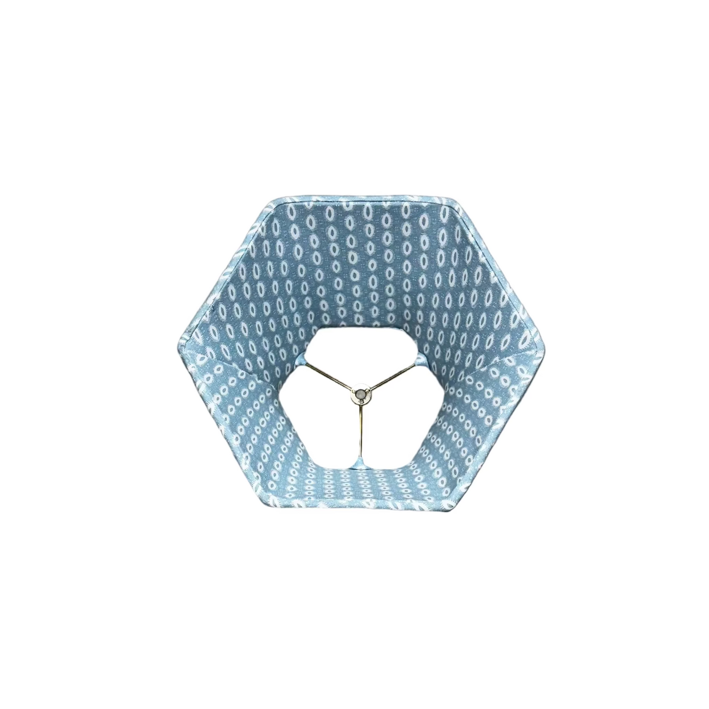 Custom Pleated Hexagonal Shade