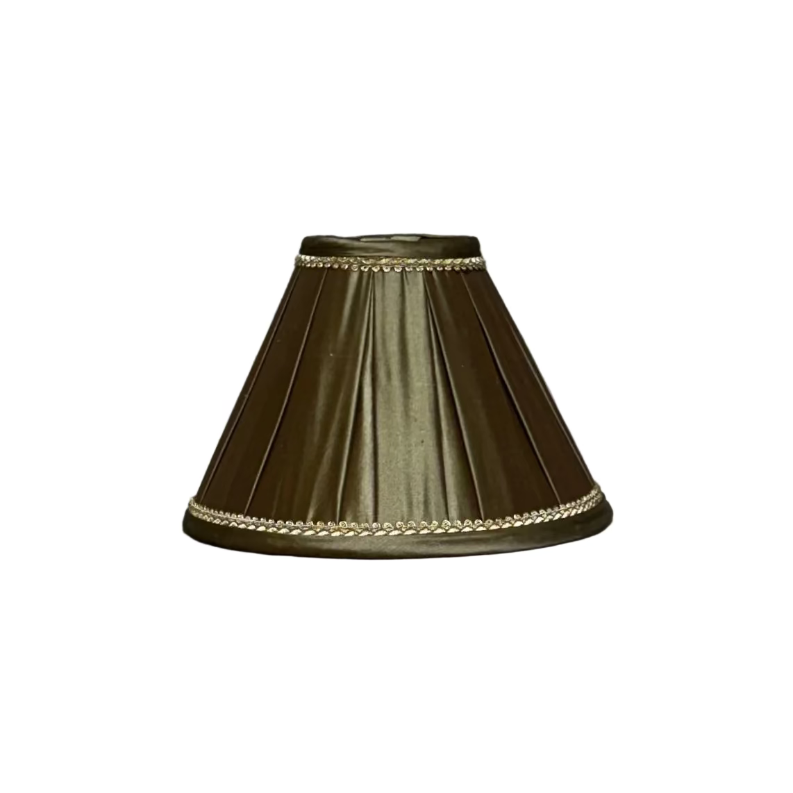 Custom Pewter Taffeta Shade