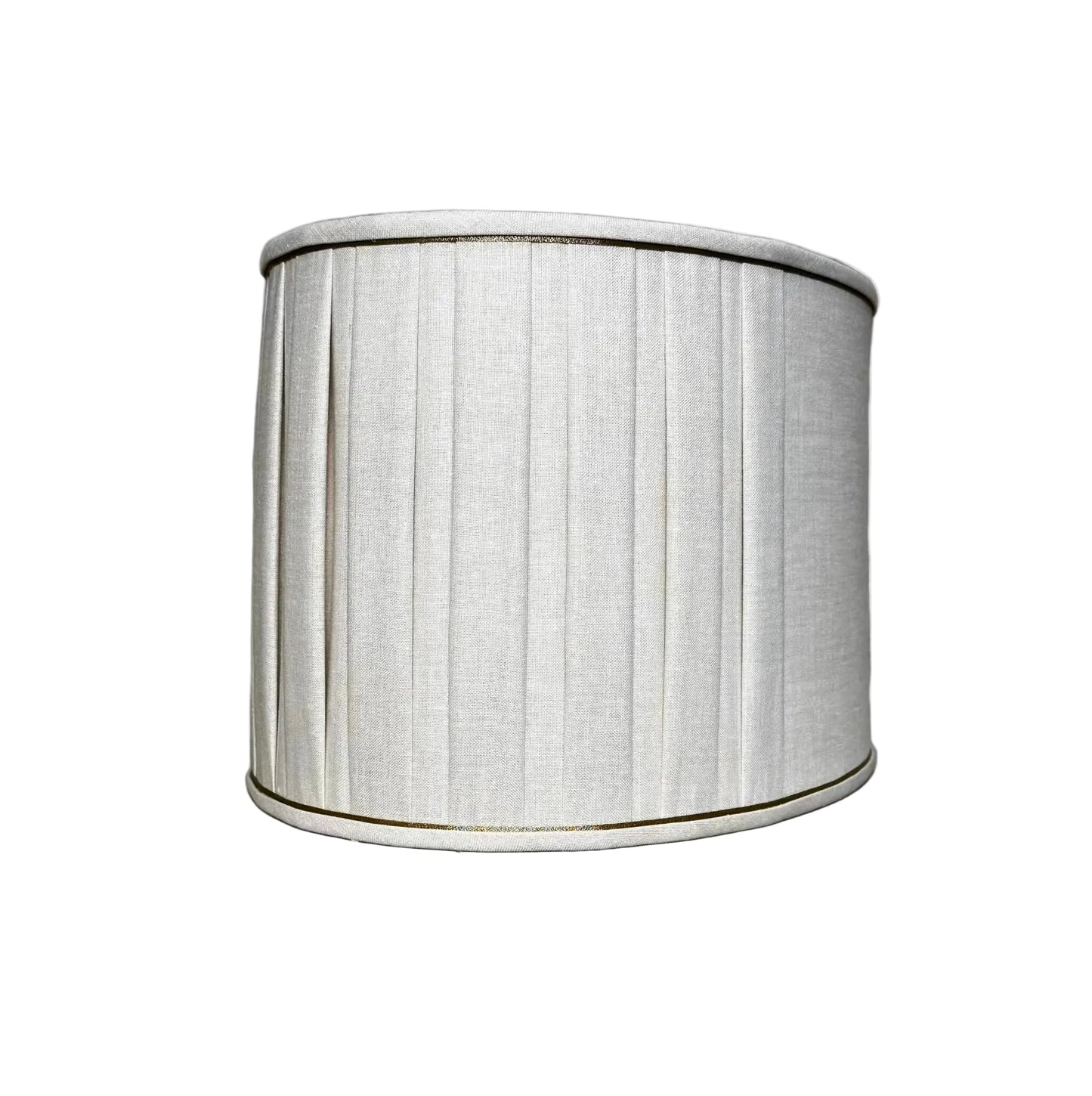 Custom Pleated Oval Shade