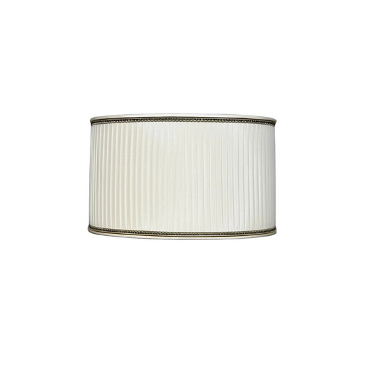 Oval Overlapping Flat Pleat Shade