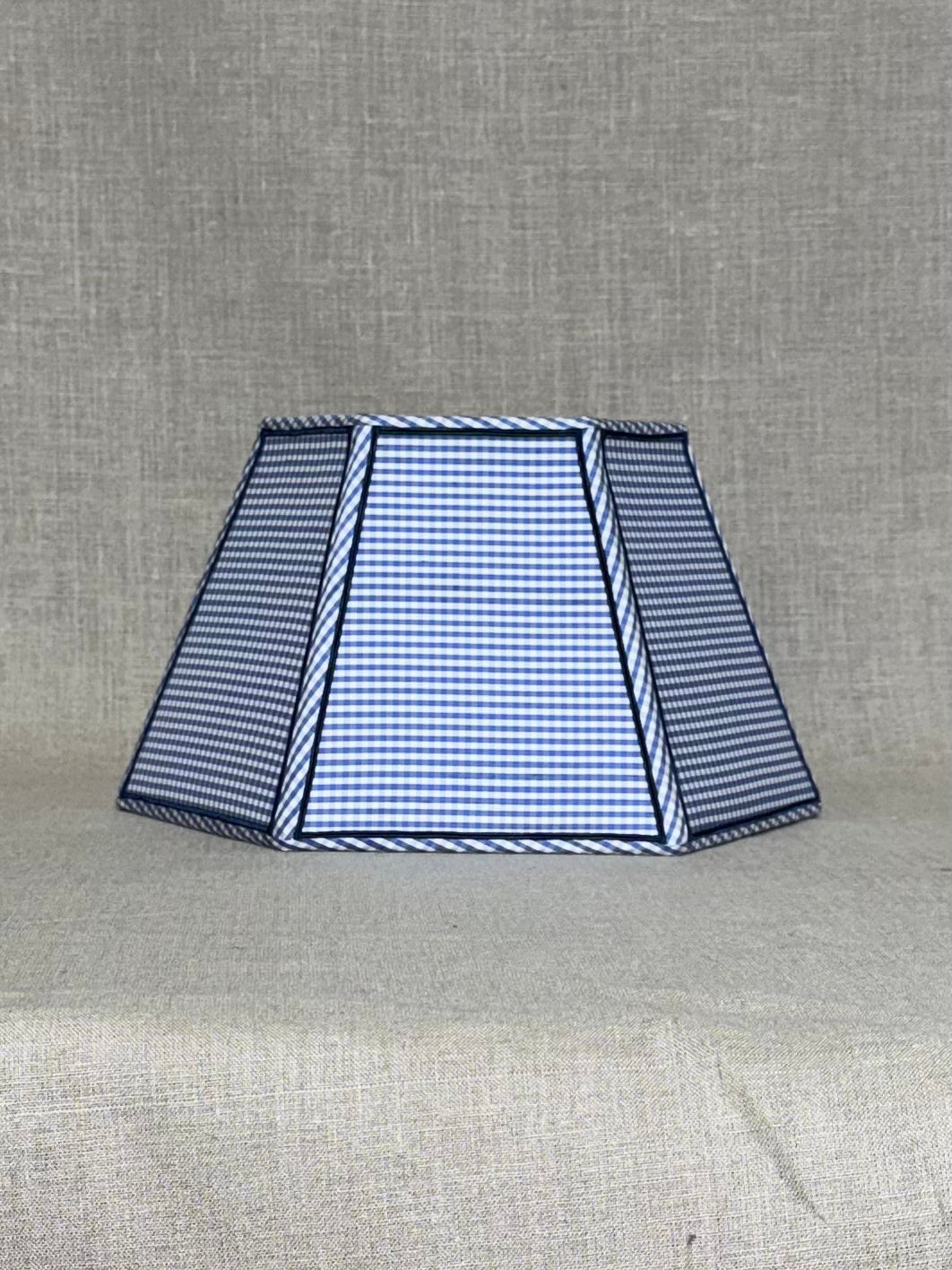Hexagonal Blue Check Shade