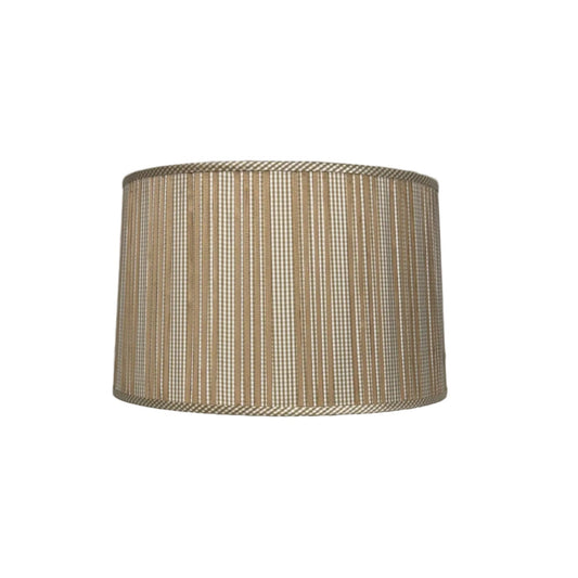 Alternating Overlapping Flat Pleat Shade