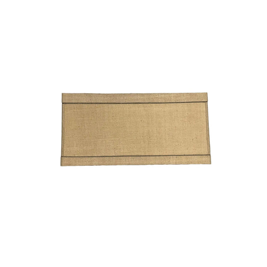 Tapered Rectangle in Raw Silk