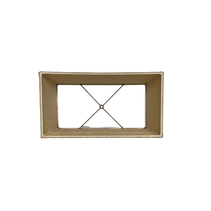 Tapered Rectangle in Raw Silk