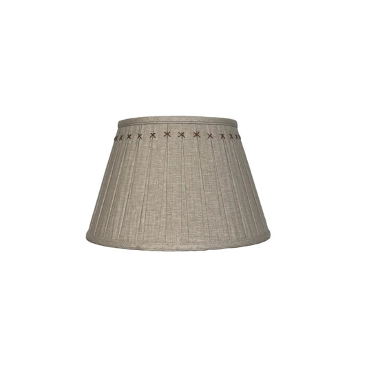 Pleated Linen "X" Shade