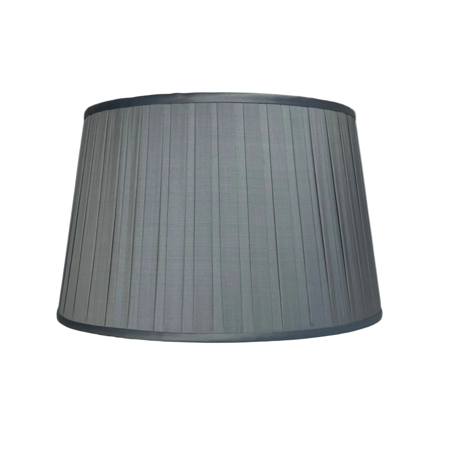 Blue Silk Pleated Shade