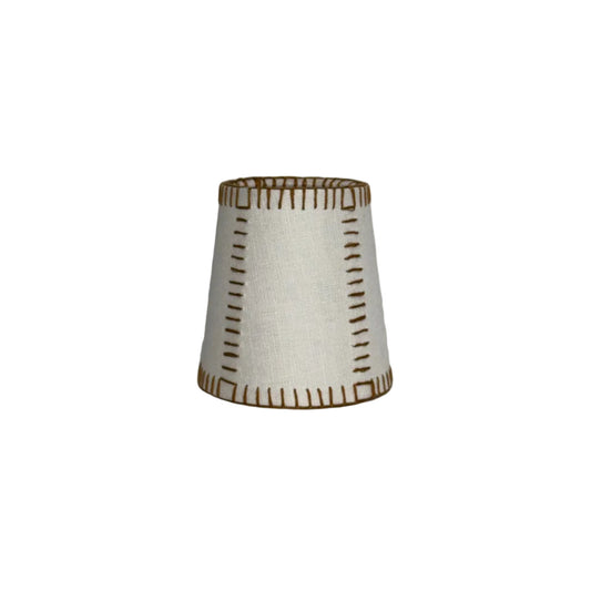 Blanket Stitched Chandelier Shade