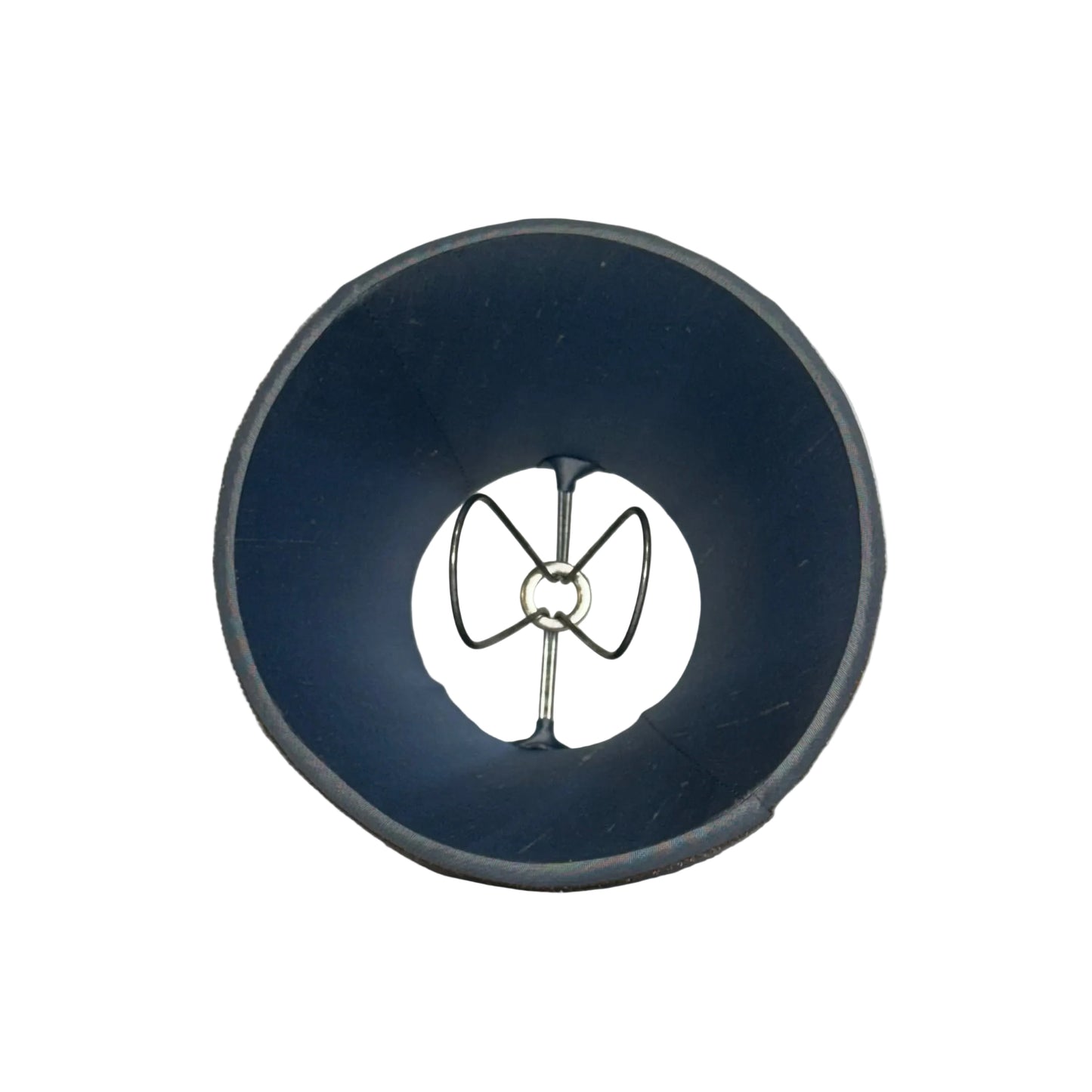 Blue Taffeta Chandelier Shade