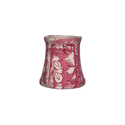 Pink Floral Chandelier Shade
