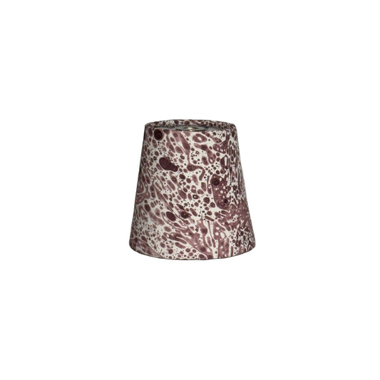Marbleized Paper Chandelier Shade
