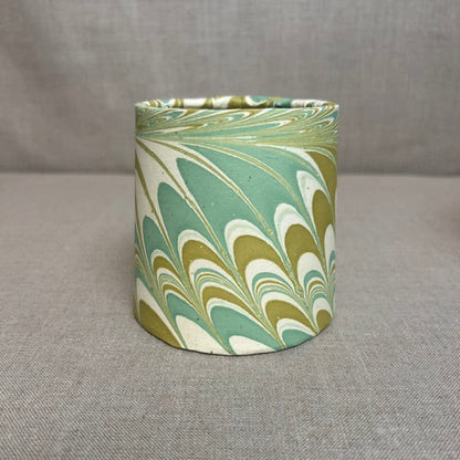 Custom Marbleized Sconce Shade