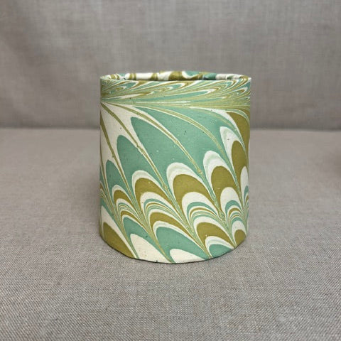 Custom Marbleized Sconce Shade